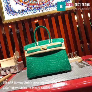 Hermes Birkin crocodile full handmade size 30cm (20)