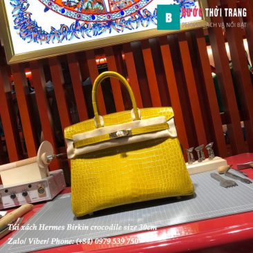 Hermes Birkin crocodile full handmade size 30cm (26)