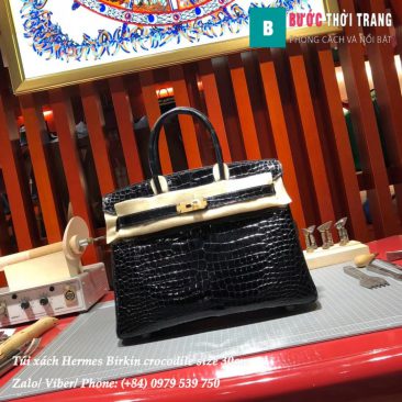 Hermes Birkin crocodile full handmade size 30cm (37)