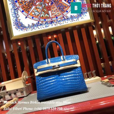 Hermes Birkin crocodile full handmade size 30cm (69)