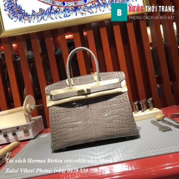 Hermes Birkin crocodile full handmade size 30cm (89)