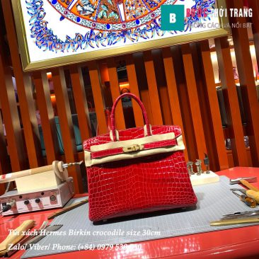 Hermes Birkin crocodile size 30cm (15)