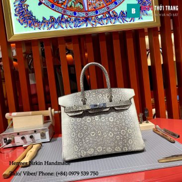 Túi Hermes Birkin Lizard bản full handmade (0)